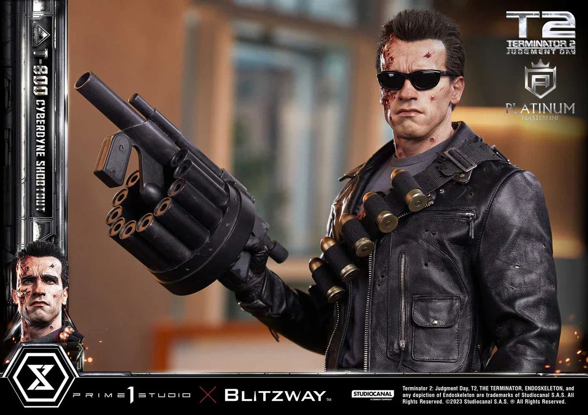 Terminator 2: Tag der Abrechnung T-800 Cyberdyne Schießerei von Prime 1 Studio