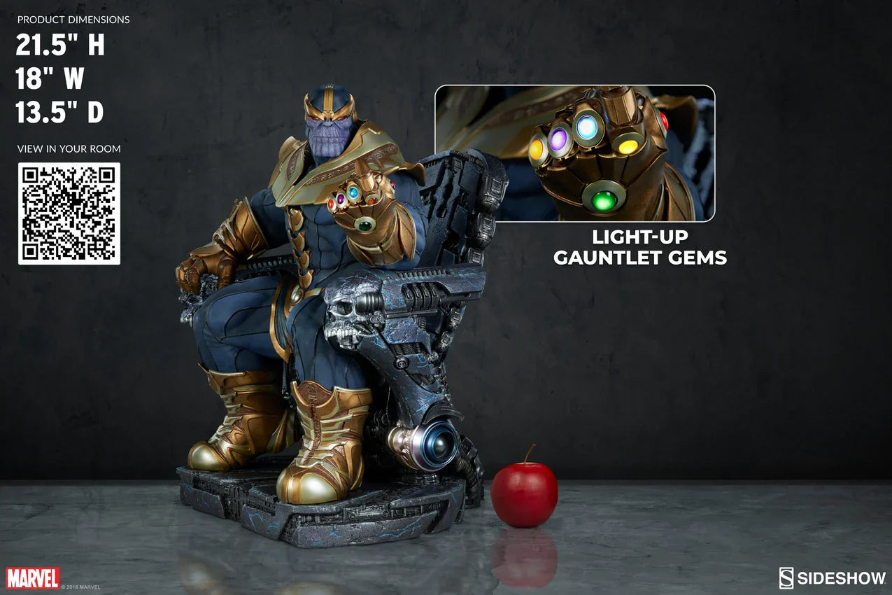 THANOS AUF DEM THRON Maquette von Sideshow Collectibles Exklusiv
