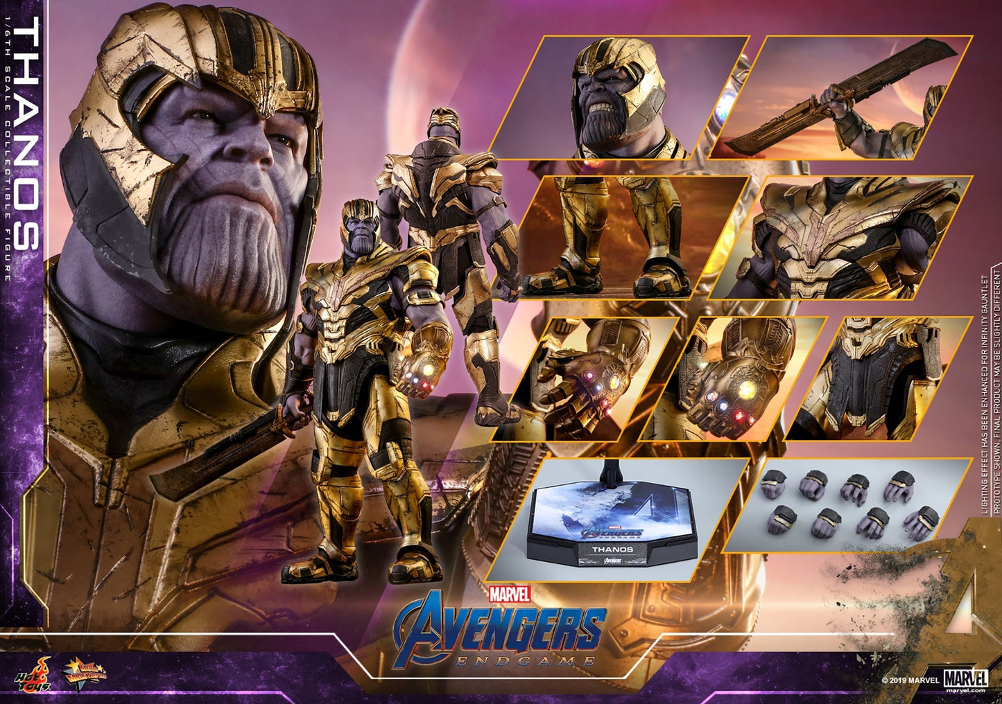Thanos (Avengers: Endgame) Sixth Scale Figur von Hot Toys