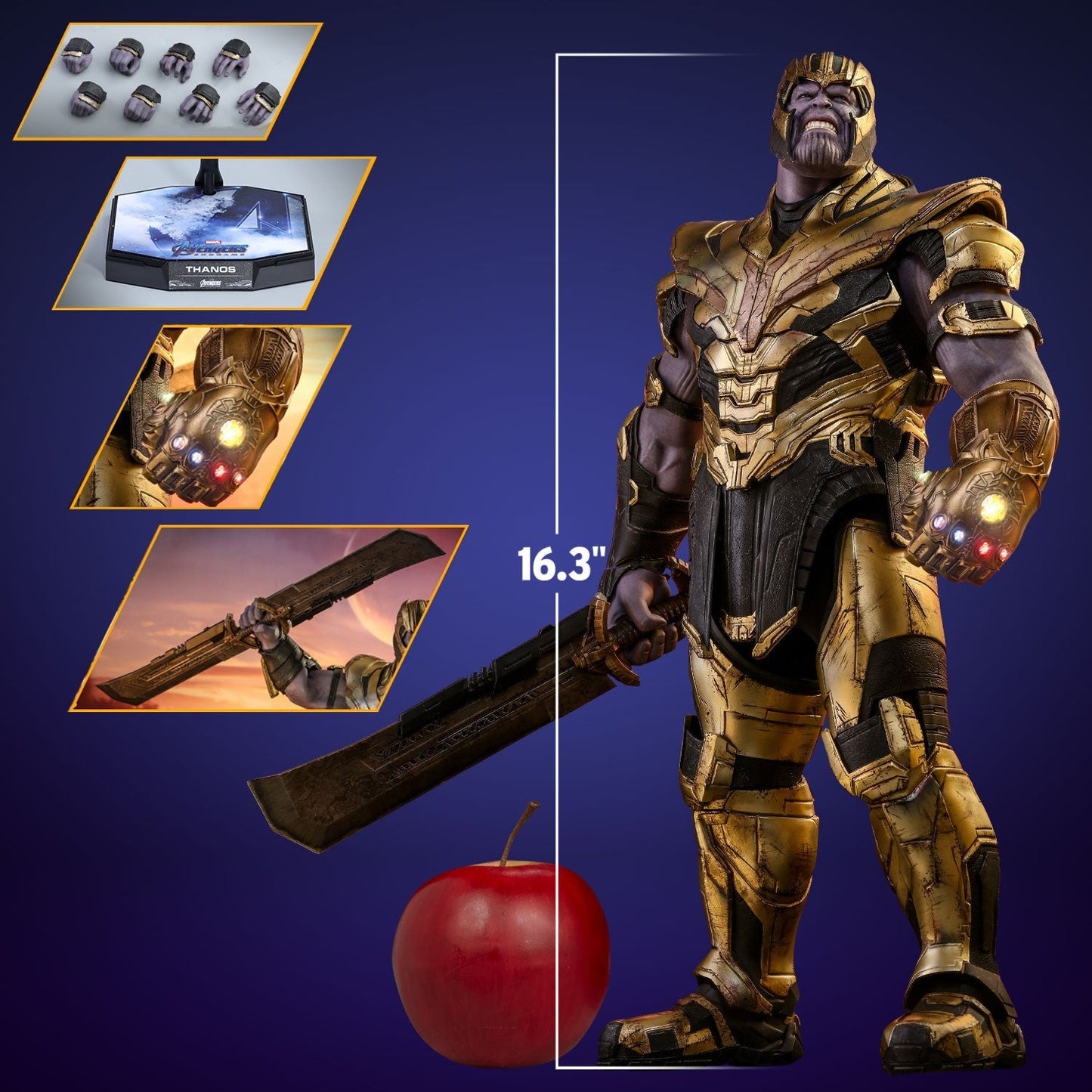 Thanos (Avengers: Endgame) Sixth Scale Figur von Hot Toys