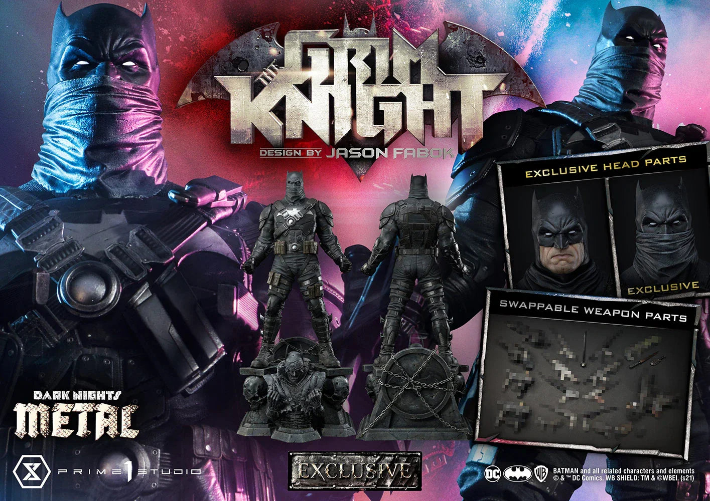 DIE GRIMME RITTER Statues von Prime 1 Studio