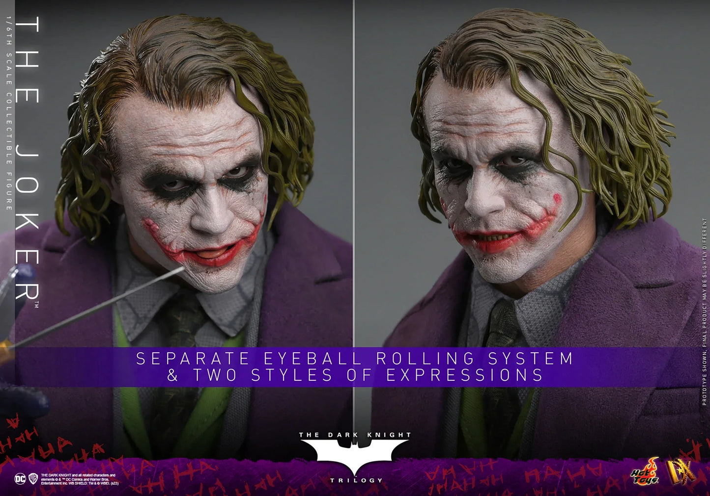 DER JOKER Sechste Skala Figur von Hot Toys