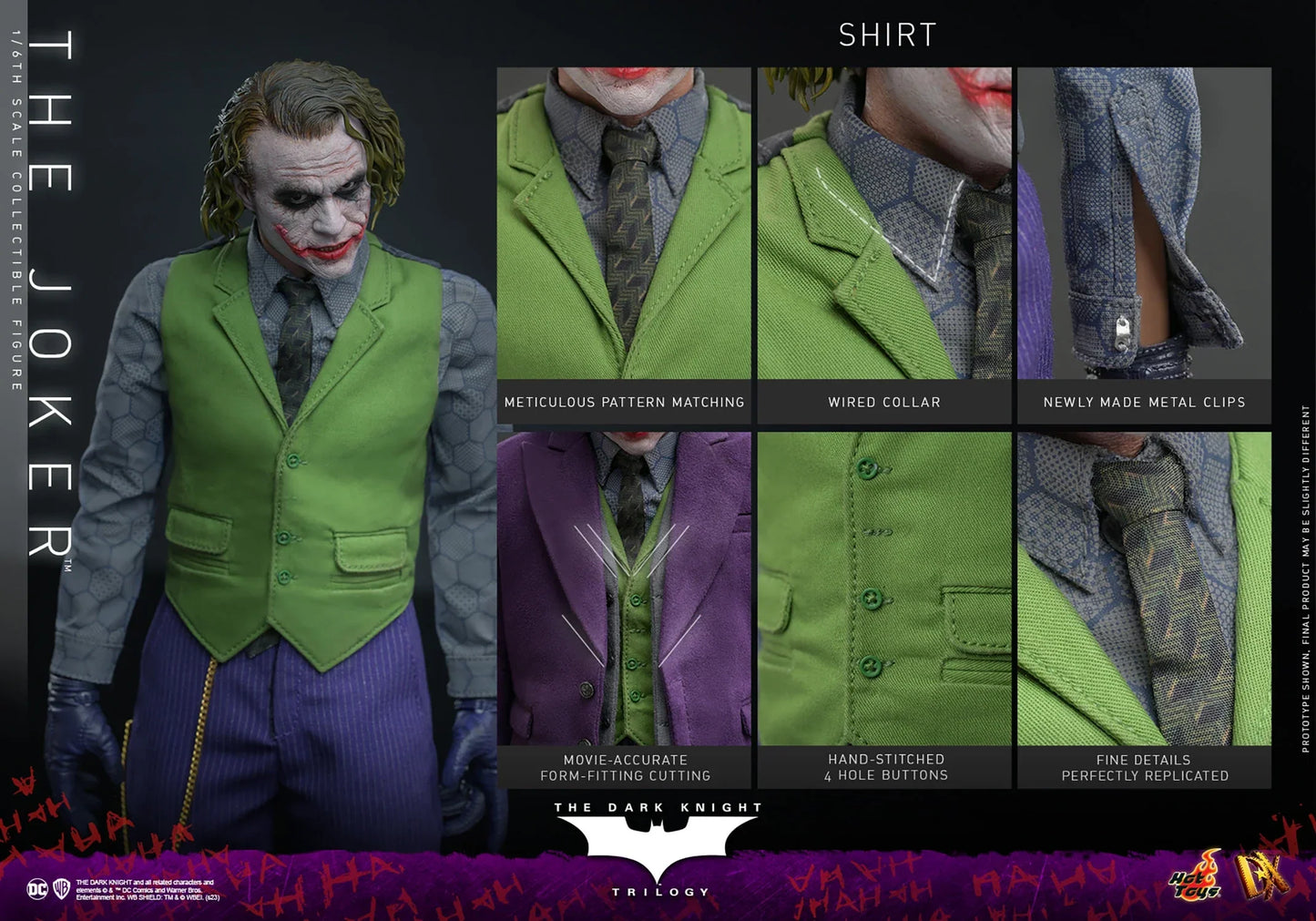 DER JOKER Sechste Skala Figur von Hot Toys