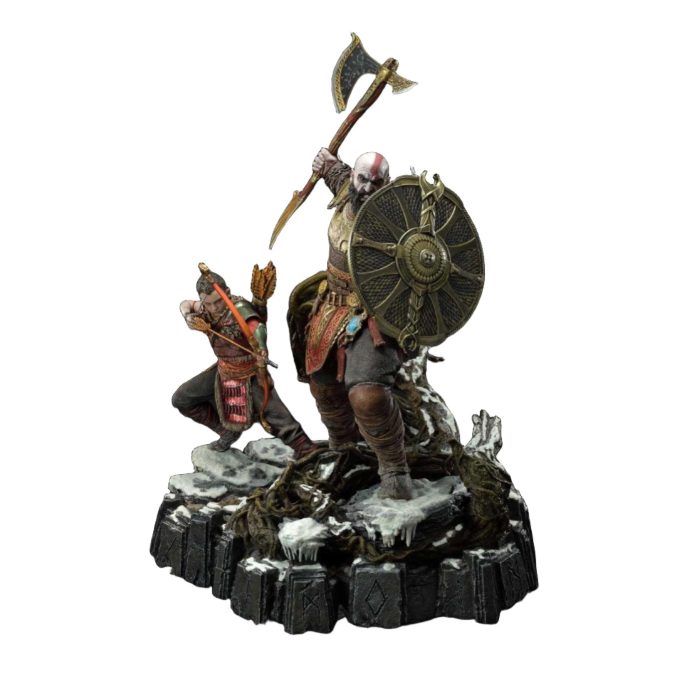God of War 1/4 Kratos & Atreus Das Valkyrie-Rüstungsset von Prime 1 Studios