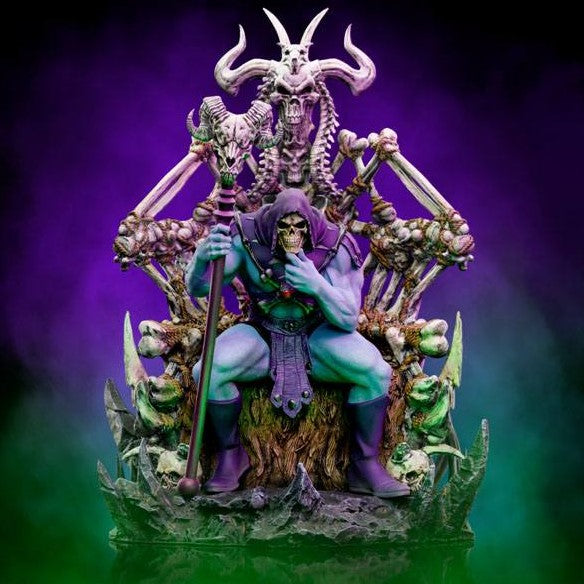 Skeletor Auf dem Thron von Iron Studios