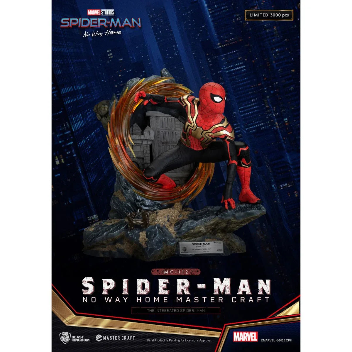 Spider-Man: No Way Home Die Integrierte Spider-Man MC-112 Master Craft Statue