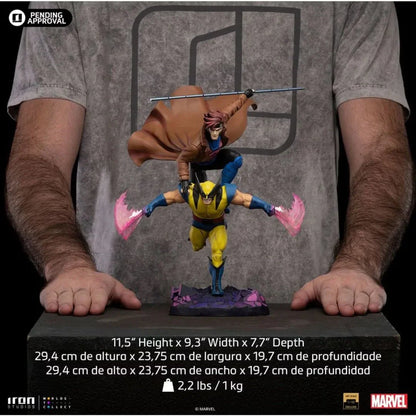 Gambit & Wolverine Deluxe Statue von Iron Studios