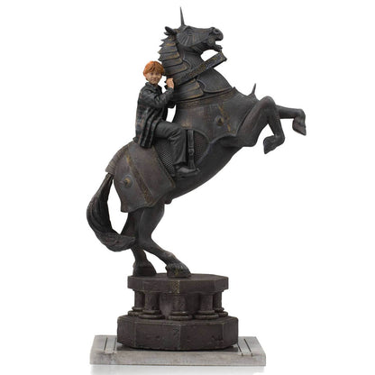 Ron Weasley beim Zauber-Schach Deluxe Harry Potter Art Scale 1/10 Statue von Iron Studios