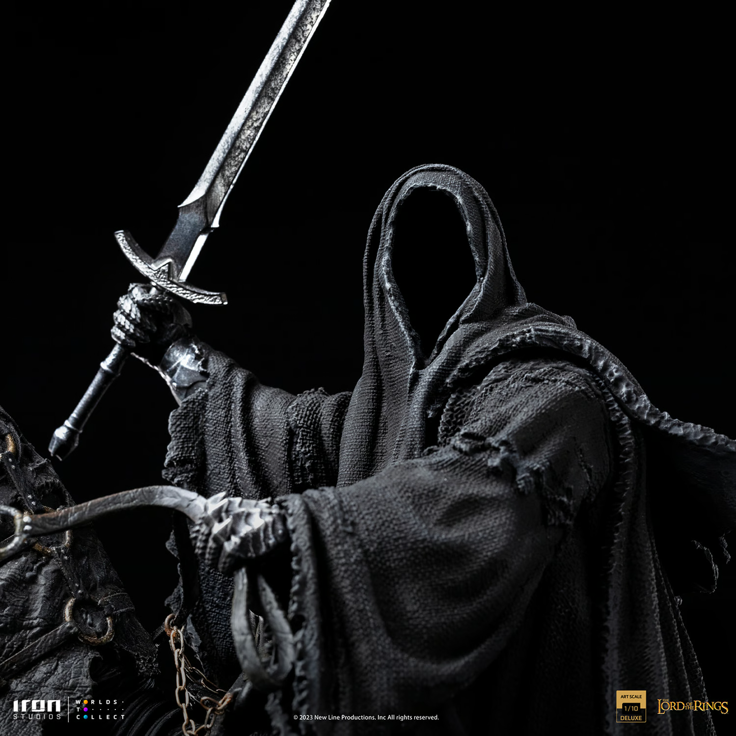 Nazgûl auf Pferd Deluxe Die Herr der Ringe Kunst-Skala Statue