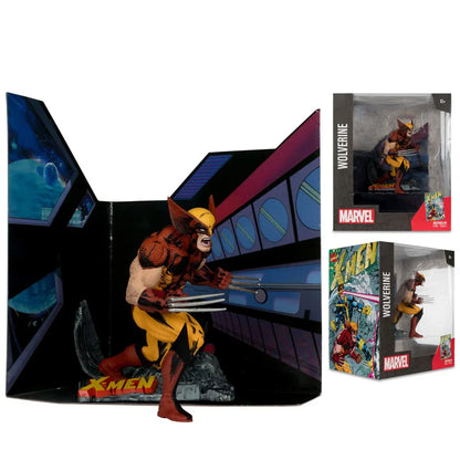 Wolverine X-Men #1 1:10 Maßstab Posing Figur mit Szene