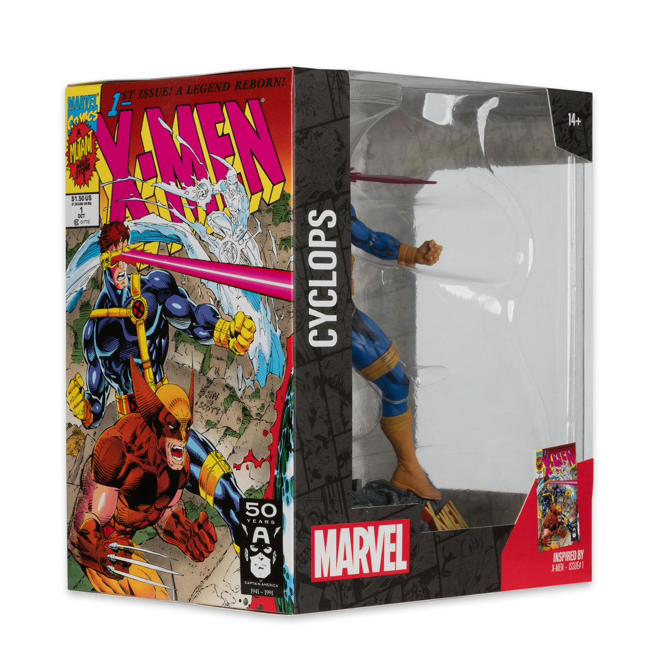 Cyclops (X-Men #1) Sammlerstück mit Szene von McFarlane