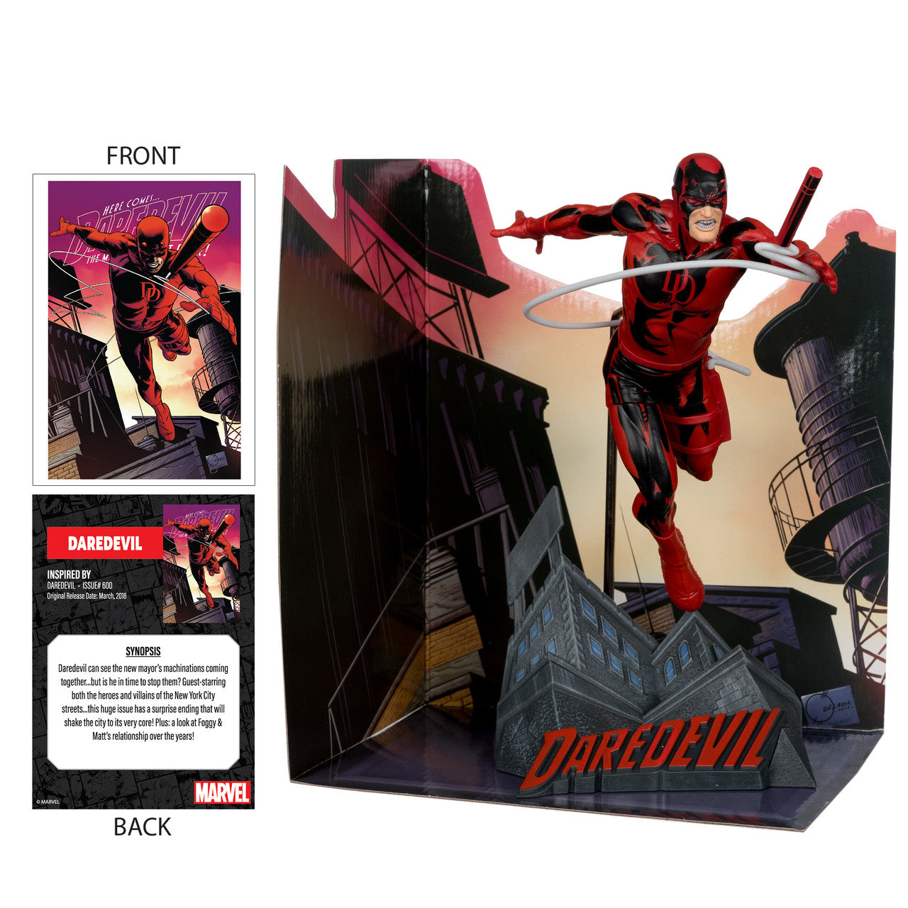 Daredevil (Daredevil #600) Sammlerfigur mit Szene von McFarlane