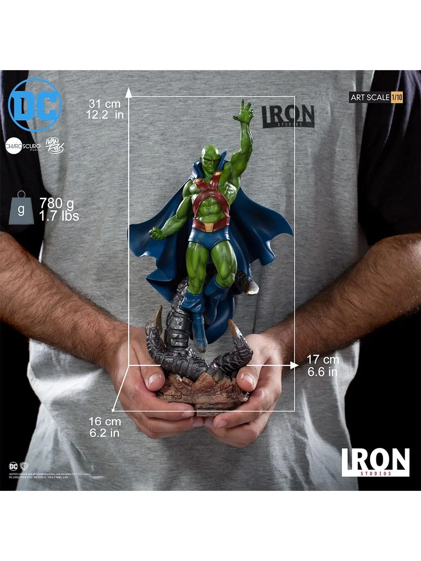 Martian Manhunter von Iron Studios
