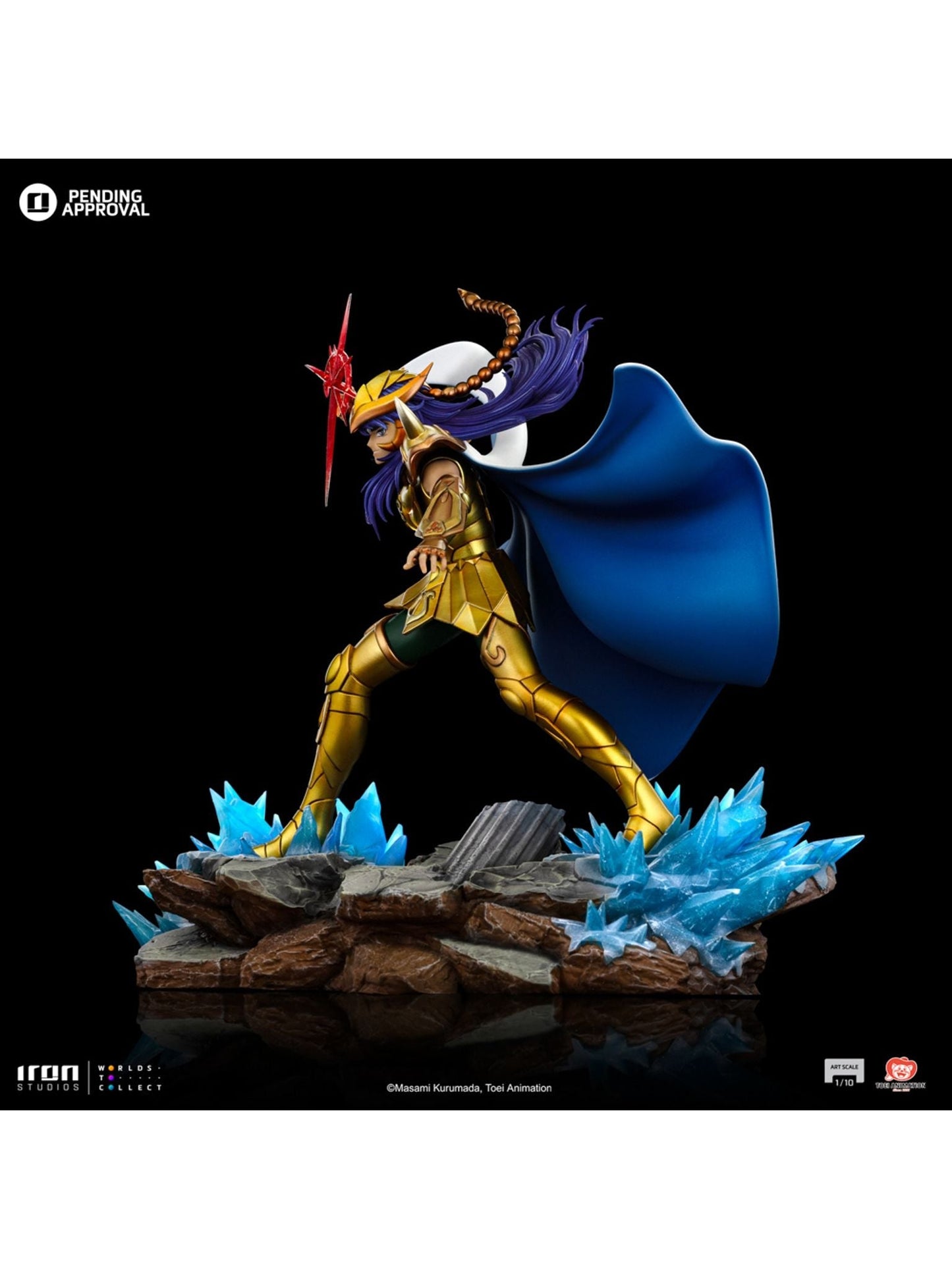 Skorpion Milo (Saint Seiya) Art Scale 1/10 Statue von Iron Studios