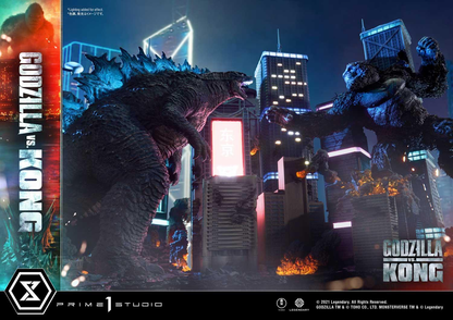 Godzilla vs Kong Finale Schlacht Statue von Prime1 Studio