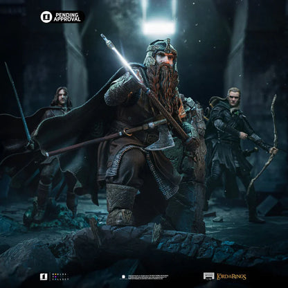 Die Herr der Ringe Gimli Unleashed Kunststatue von Iron Studios