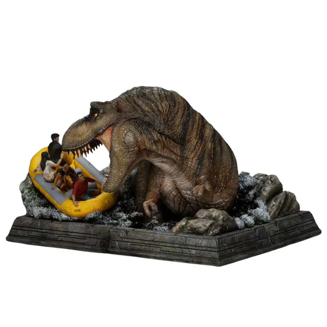 T-Rex River Attack Demi Art Scale Statue von Iron Studios