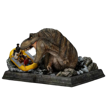 T-Rex River Attack Demi Art Scale Statue von Iron Studios