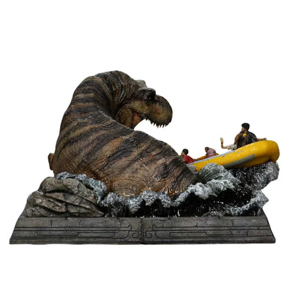 T-Rex River Attack Demi Art Scale Statue von Iron Studios
