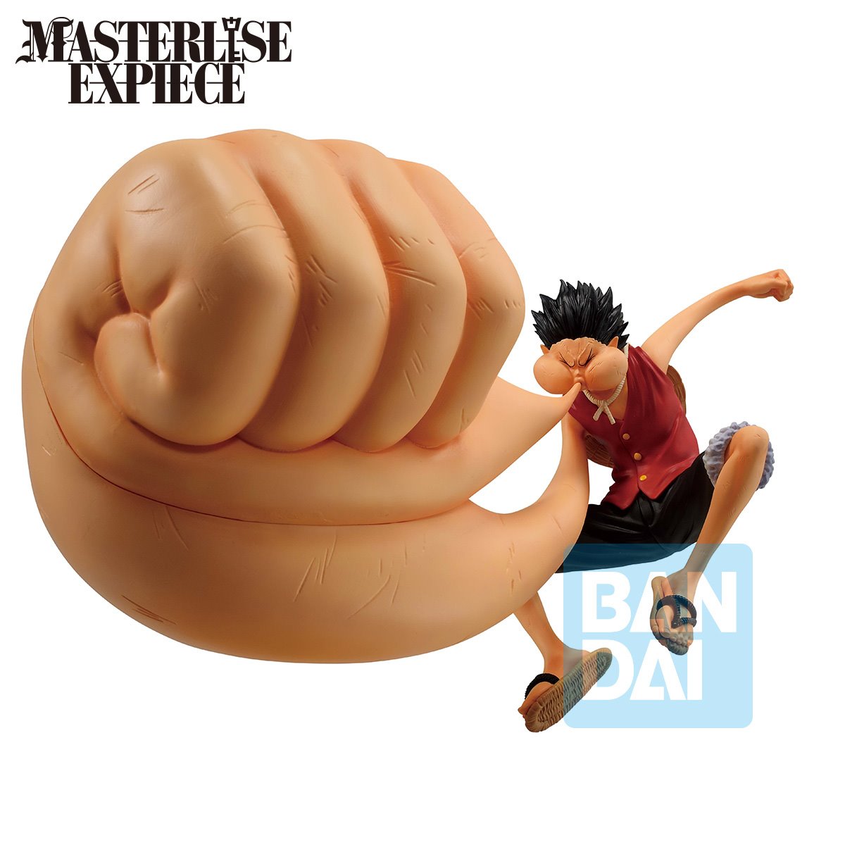 One Piece Monkey D. Luffy Gear 3 Straße zum König der Piraten Masterlise Ichibansho Statue