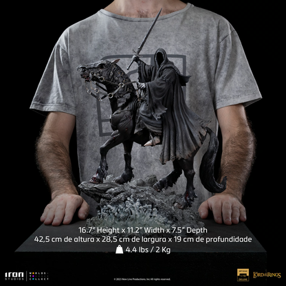 Nazgûl auf Pferd Deluxe Die Herr der Ringe Kunst-Skala Statue