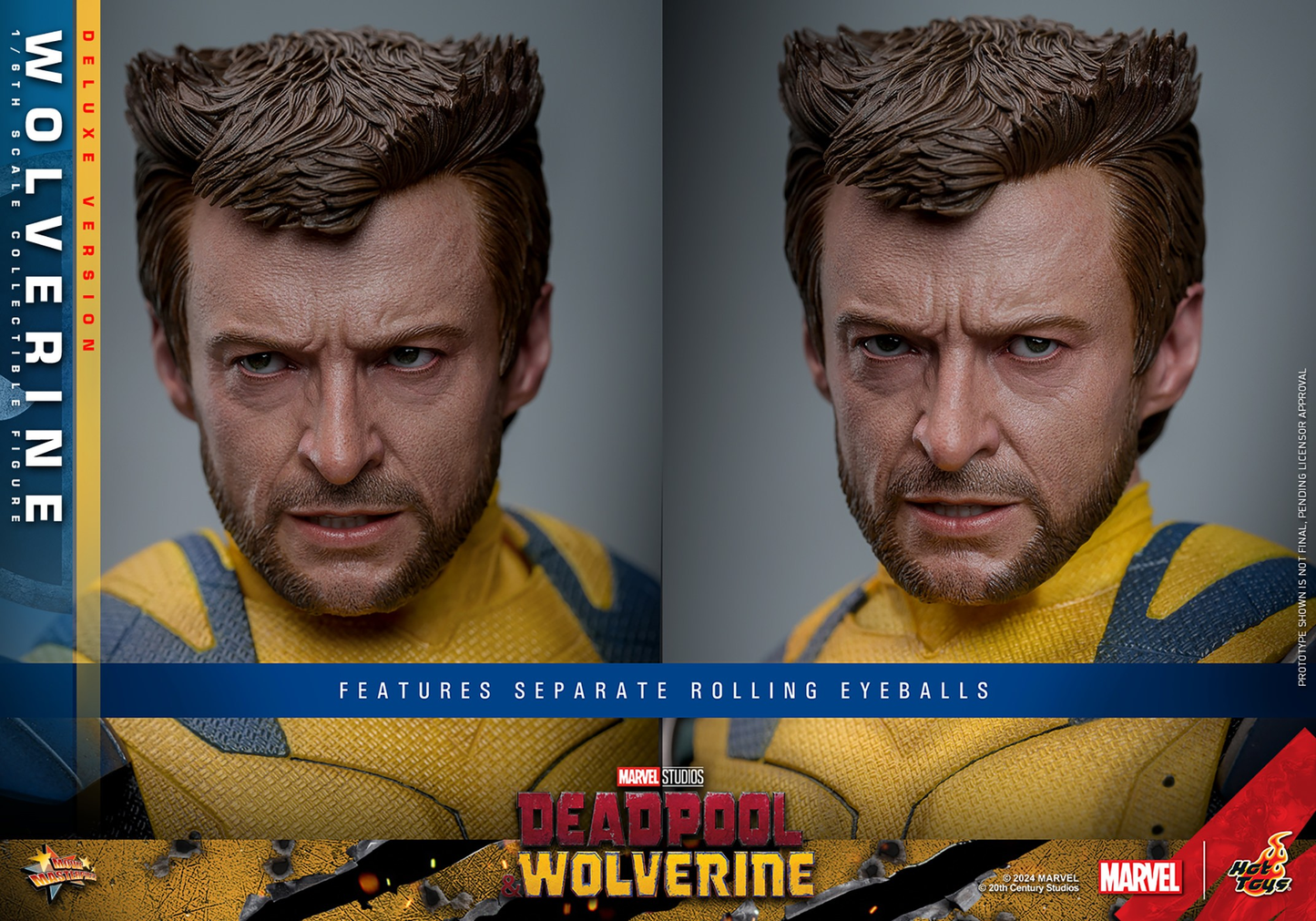 WOLVERINE (DELUXE VERSION) Sechster Maßstab Figur von Hot Toys