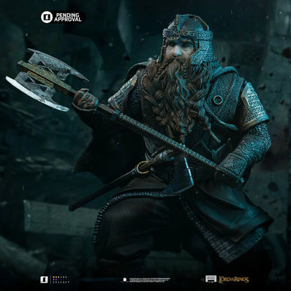 Die Herr der Ringe Gimli Unleashed Kunststatue von Iron Studios