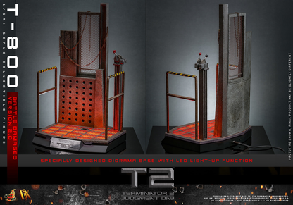 T-800 (KAMPFSCHÄDIGTE VERSION 2.0) Sechster Maßstab Figur von Hot Toys