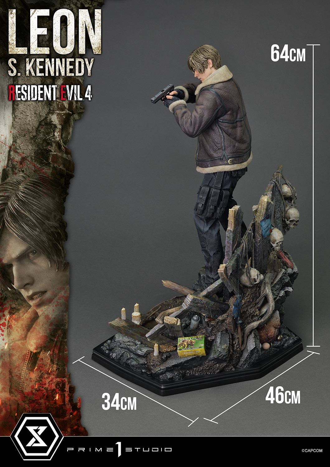 Resident Evil 4 Leon S. Kennedy Bonusversion Statue von Prime1 Studios