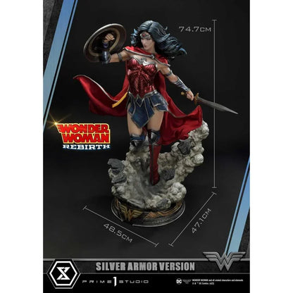 Wonder Woman Rebirth Silber Rüstung Version Statue von Prime 1 Studio