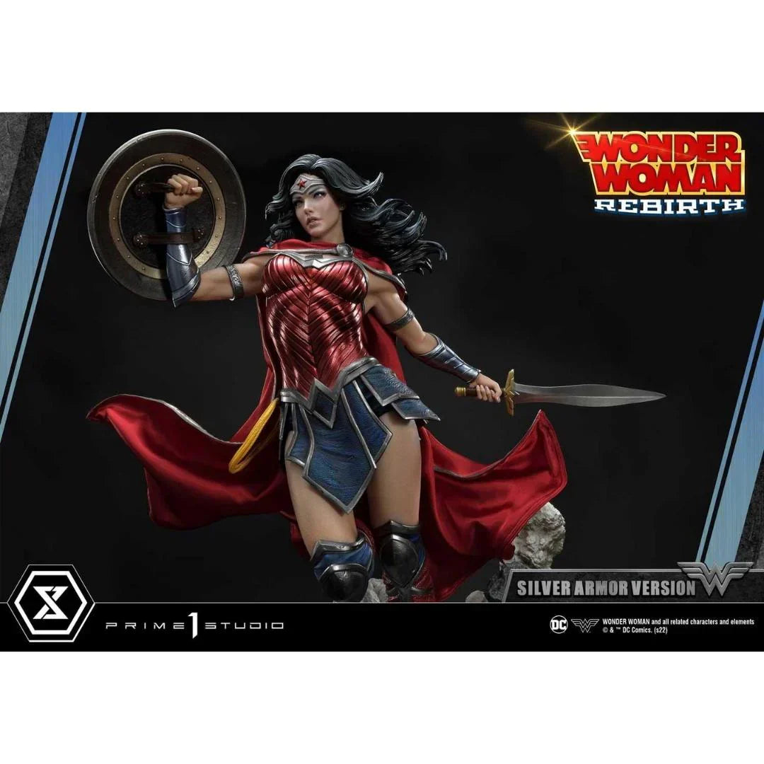 Wonder Woman Rebirth Silber Rüstung Version Statue von Prime 1 Studio