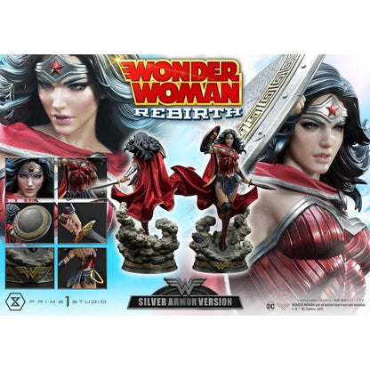 Wonder Woman Rebirth Silber Rüstung Version Statue von Prime 1 Studio