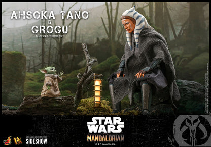 Star Wars: The Mandalorian Ahsoka Tano und Grogu Set von Hot Toys