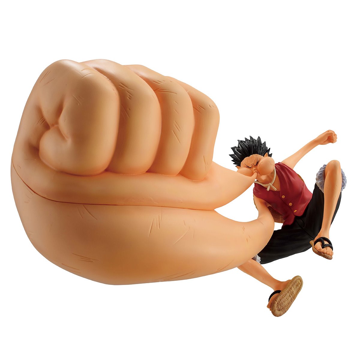 One Piece Monkey D. Luffy Gear 3 Straße zum König der Piraten Masterlise Ichibansho Statue