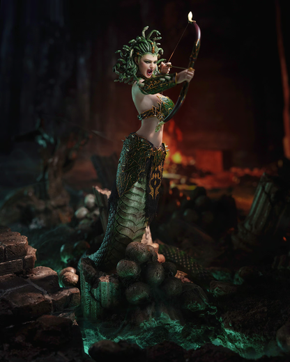 Medusa mit Schwanz (Grün) Actionfigur von TBLeague