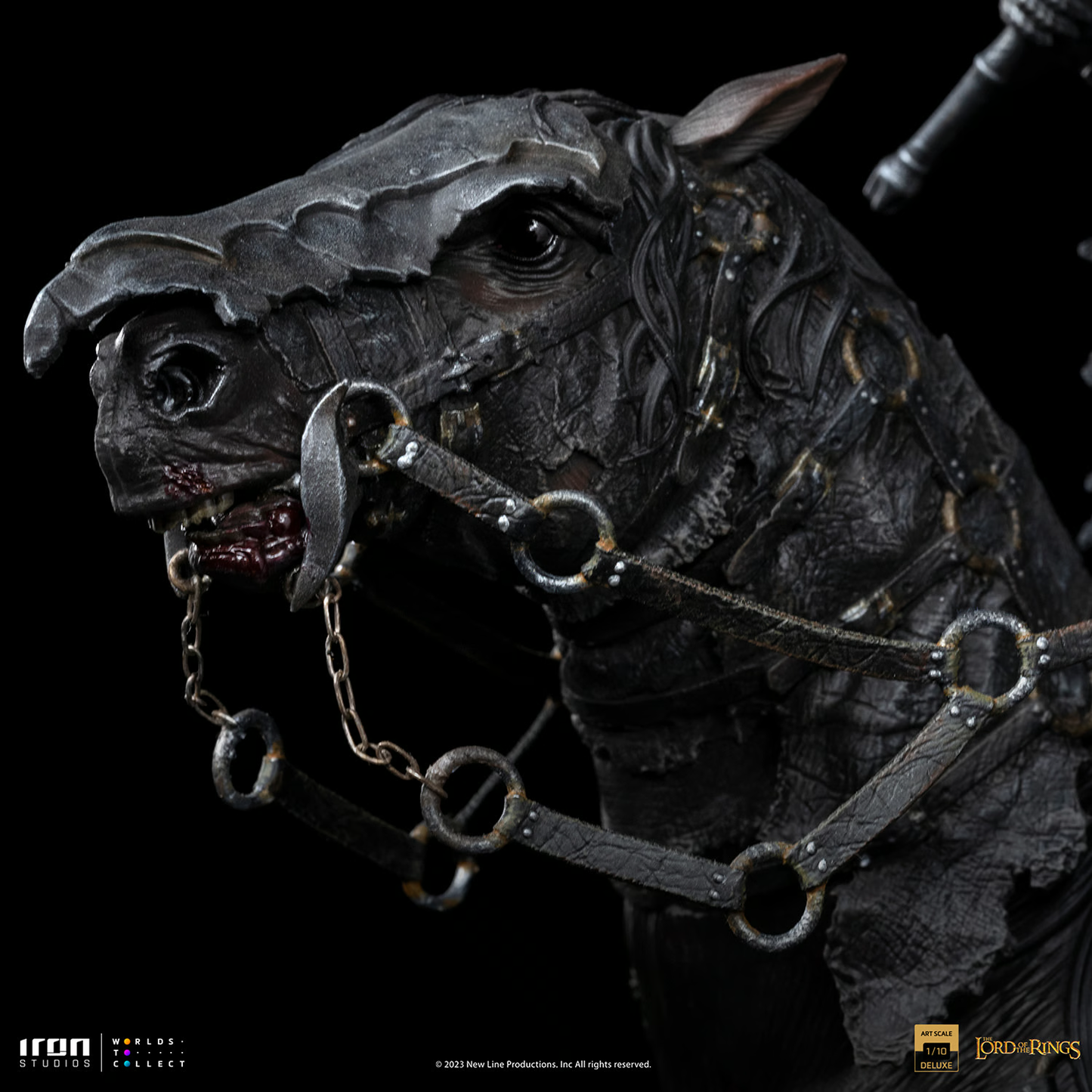 Nazgûl auf Pferd Deluxe Die Herr der Ringe Kunst-Skala Statue