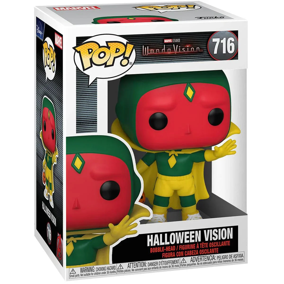 Wanda Vision Halloween Vision Vinyl Figur #716 von Funko Pop!