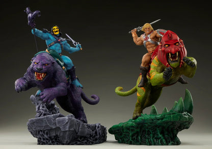 Skeletor & Panthor Classic Deluxe Statue von Tweeterhead