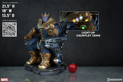 THANOS AUF DEM THRON Maquette von Sideshow Collectibles Exklusiv